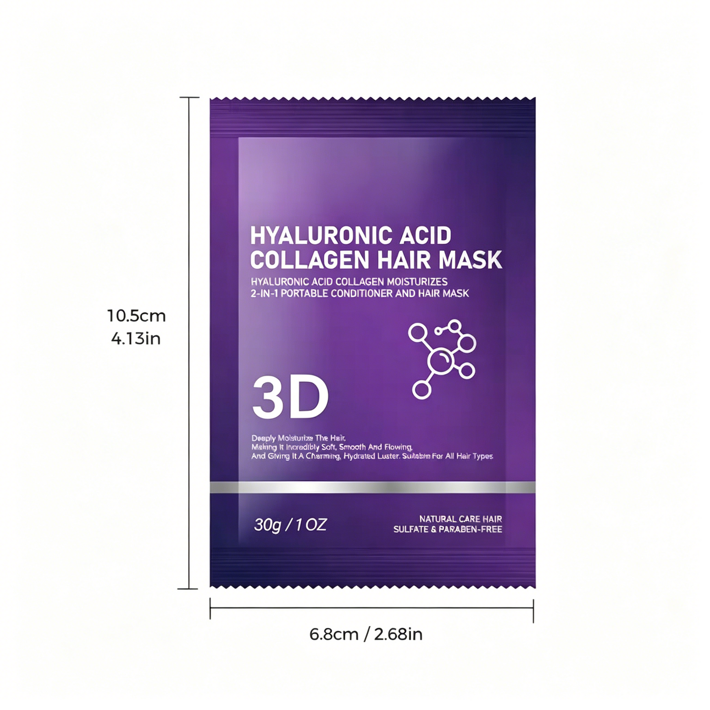 💆♀️ 3D Collagen & Hyaluronic Acid Deep Hydration Hair Mask