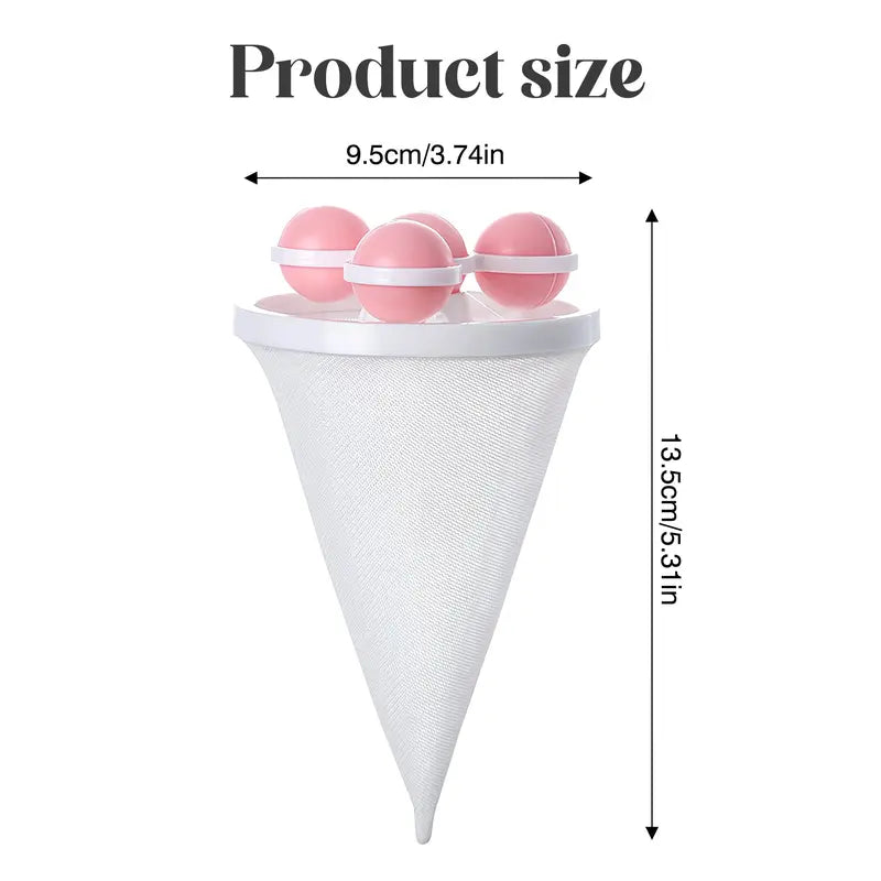 ✨ Pro-Grade Floating Laundry Lint & Hair Catcher – Reusable Mesh Filter for Spotless Washing