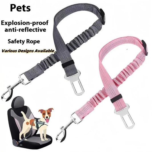 🐱🐶 Pet Seatbelts – Adjustable Safety Leads