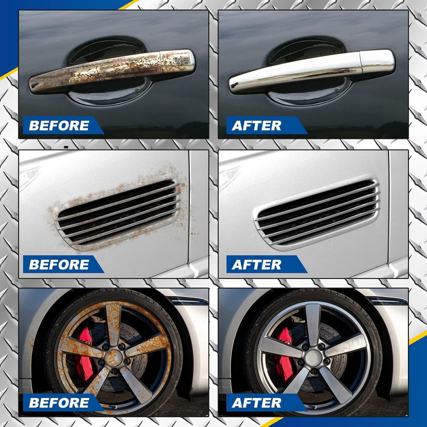 Pro-Grade Car Rust Remover & Iron Powder Dissolver