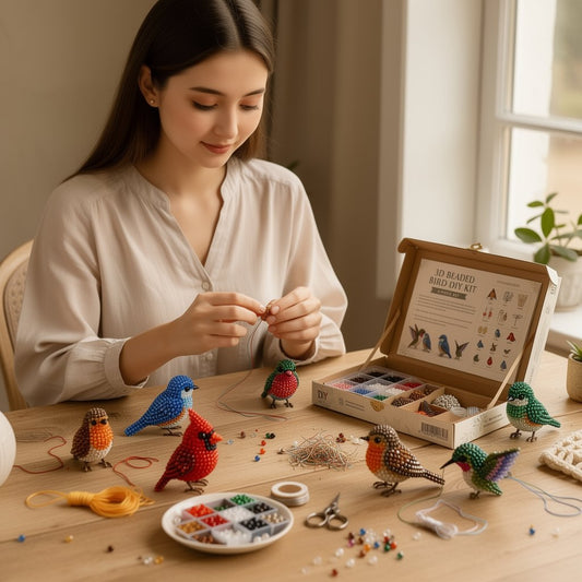 🔥Last Day 49% OFF -🧵✨Tiny 3D Beaded Animal DIY Kit