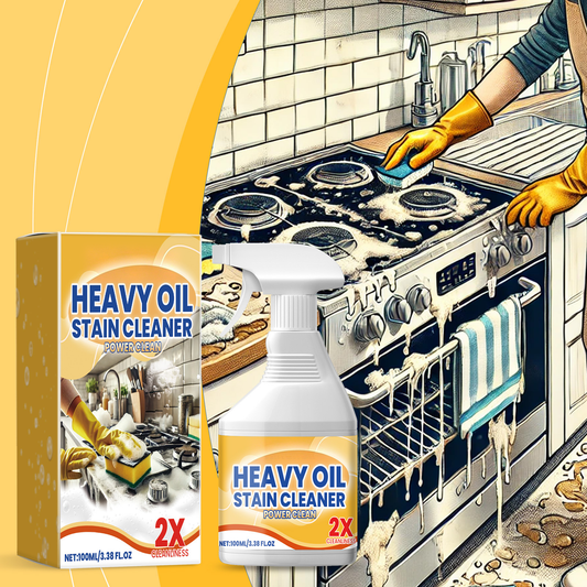 🔥 All-in-One Heavy-Duty Degreaser Cleaner: Ultimate No-Scrub Spray for Kitchen, Ovens & Stoves 🍳✨
