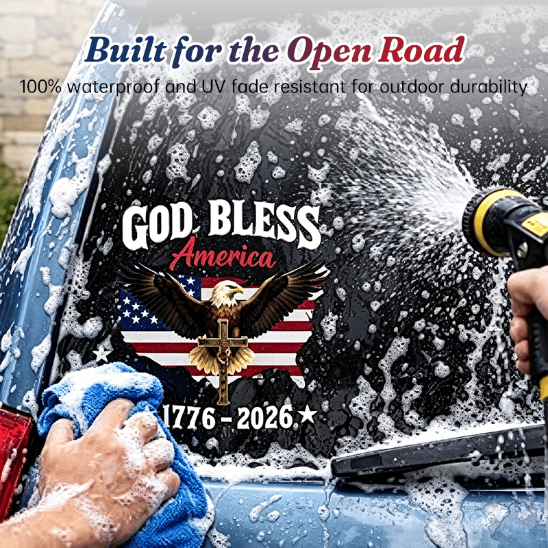 USA 250th Anniversary Decal 1776-2026