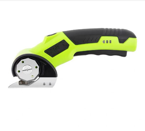Cordless Electric Scissors: 3X Faster Rechargeable Rotary Cutter for Fabric, Cardboard, Leather & Carpet