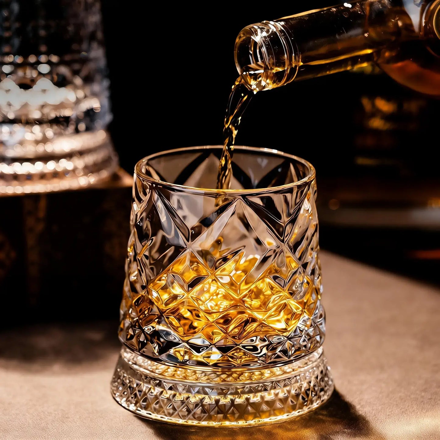 🔥 2026 Trend: The Kinetic Spin Whiskey Glass – Luxury One-Handed Relaxation for True Connoisseurs 🥃✨