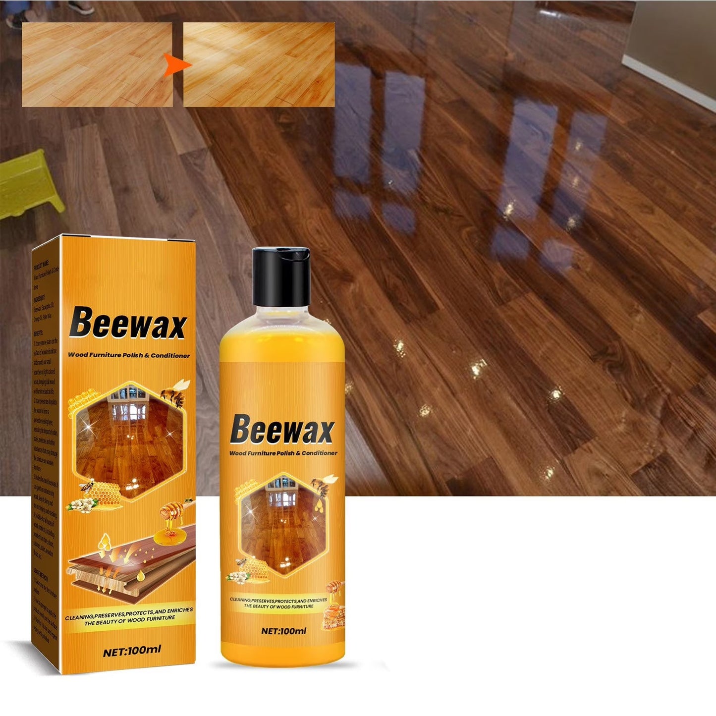 🍯 Natural Beeswax Furniture Polish
