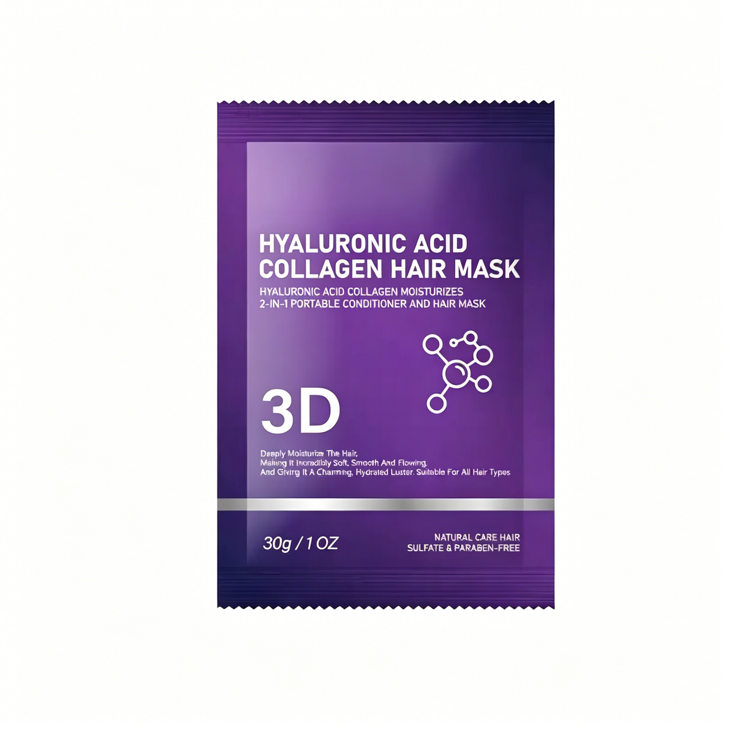 💆‍♀️ 3D Collagen & Hyaluronic Acid Deep Hydration Hair Mask