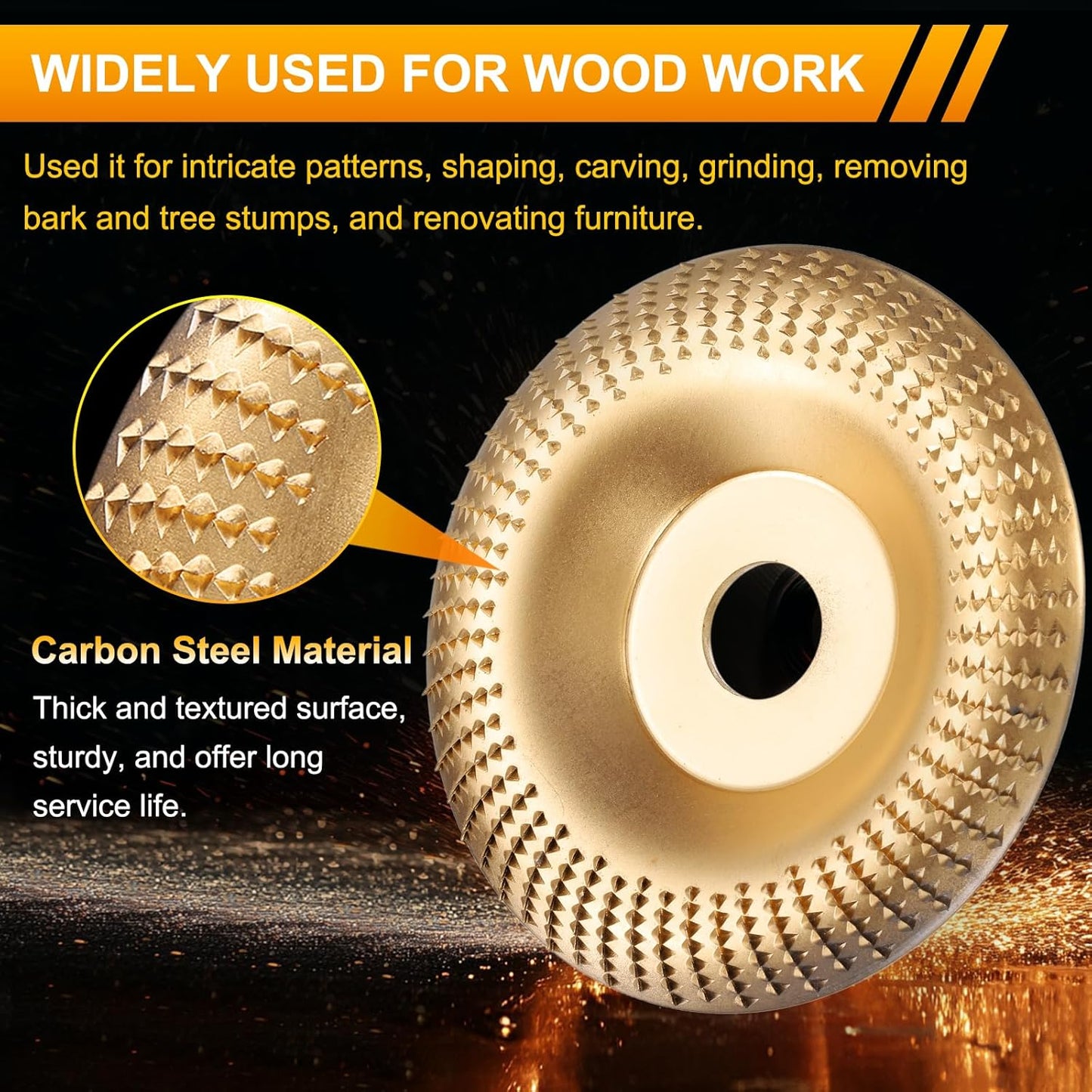 🏆⚡50K+ SOLD! Almost Gone-🔥🔨3PCS Wood Carving Disc Set