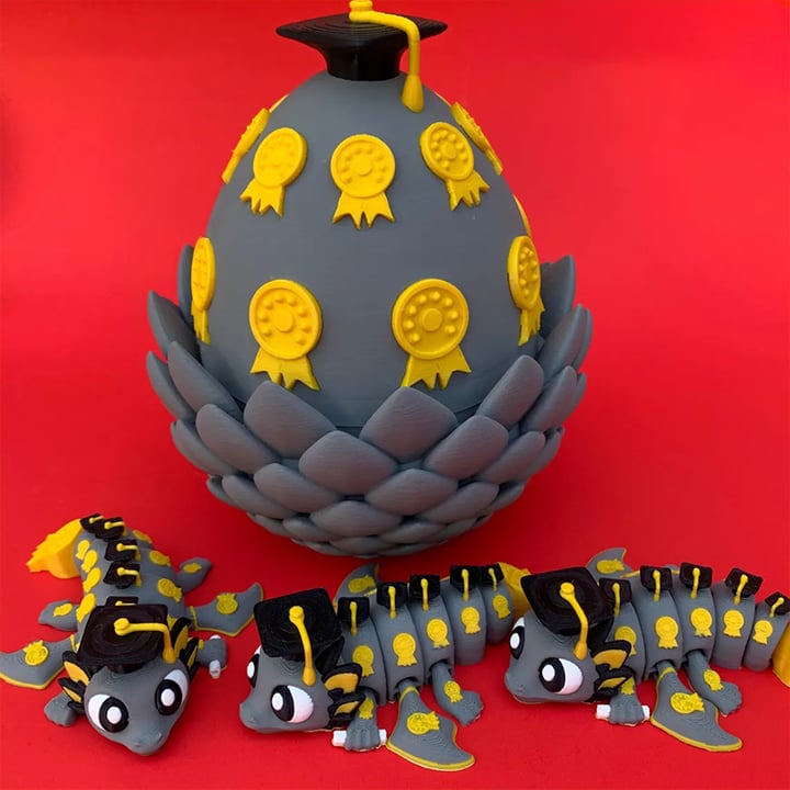 ⚾ Flexi Baseball Dragons & Egg: Winged Dragon Fidget Toy