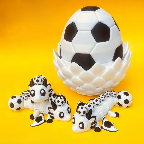 ⚾ Flexi Baseball Dragons & Egg: Winged Dragon Fidget Toy
