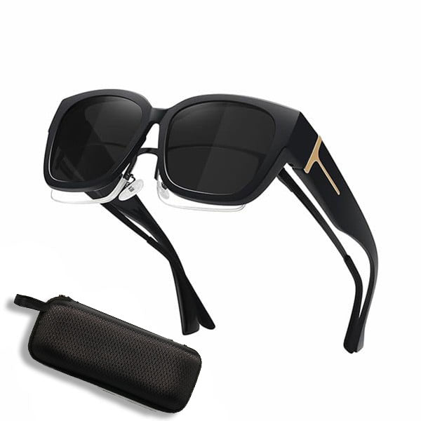 🔥Polarized Fit Over Sunglasses for Women🕶️ – UV400 Protection for Prescription Glasses ✨