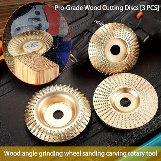 🏆⚡50K+ SOLD! Almost Gone-🔥🔨3PCS Wood Carving Disc Set