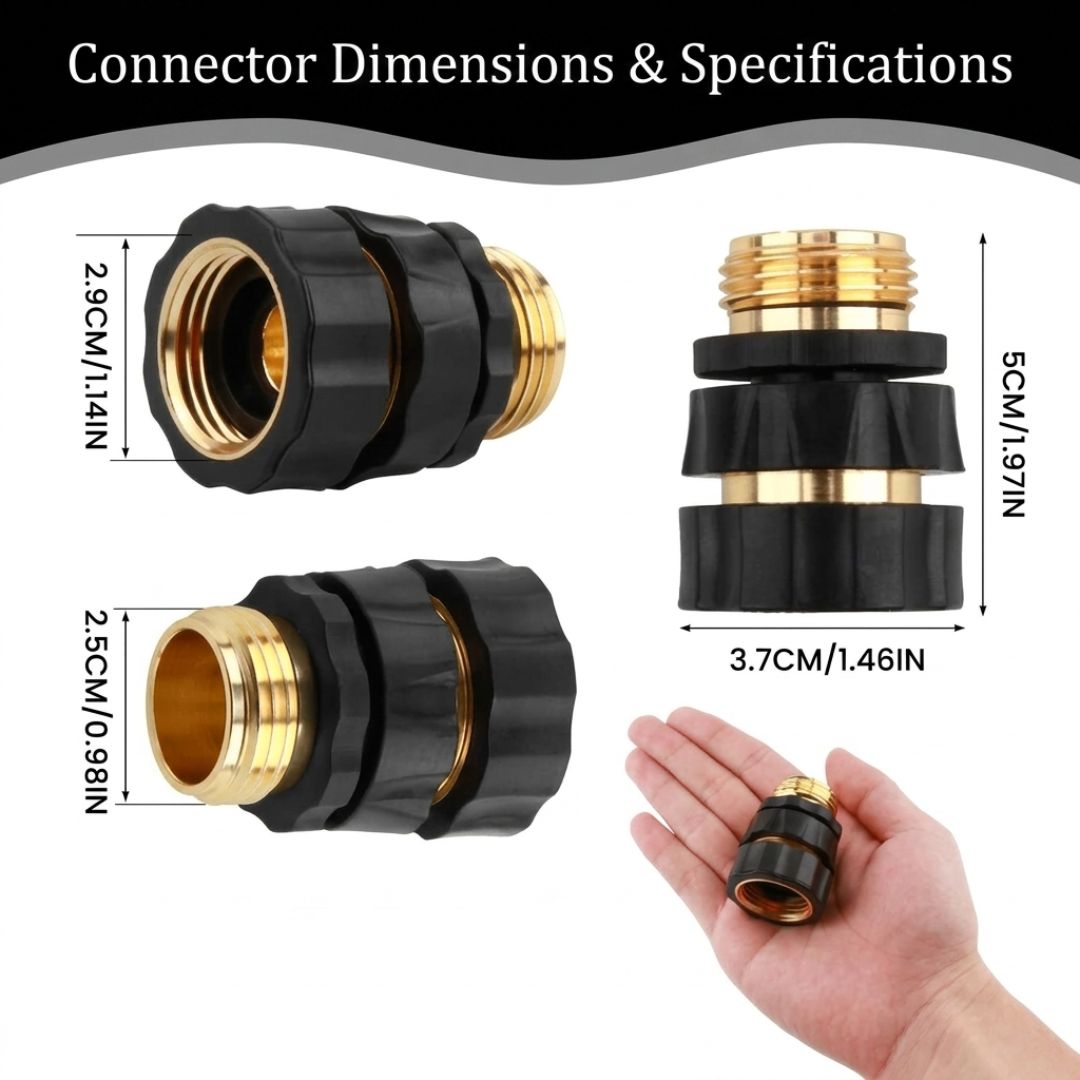💧 Universal Quick Connect Pro Garden Hose Fittings