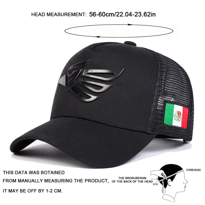 🔥🦅 Mexican Eagle Label Trucker Hat