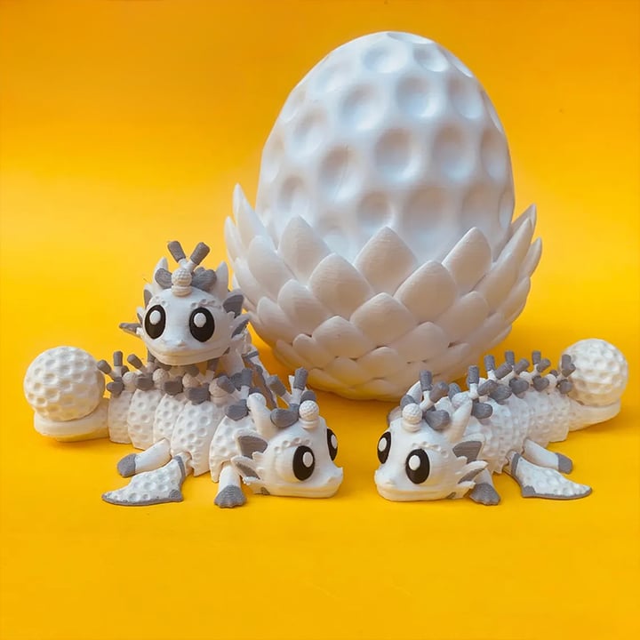 ⚾ Flexi Baseball Dragons & Egg: Winged Dragon Fidget Toy