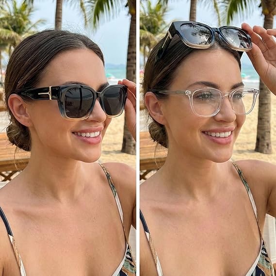 🔥Polarized Fit Over Sunglasses for Women🕶️ – UV400 Protection for Prescription Glasses ✨
