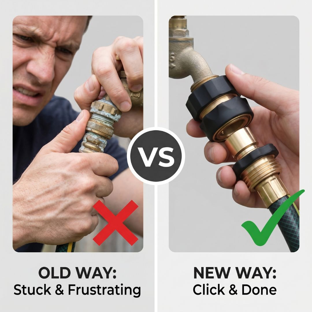 💧 Universal Quick Connect Pro Garden Hose Fittings