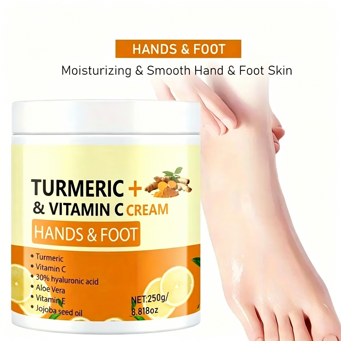 🌟 Turmeric & amp Vitamin C Hand and Foot Cream