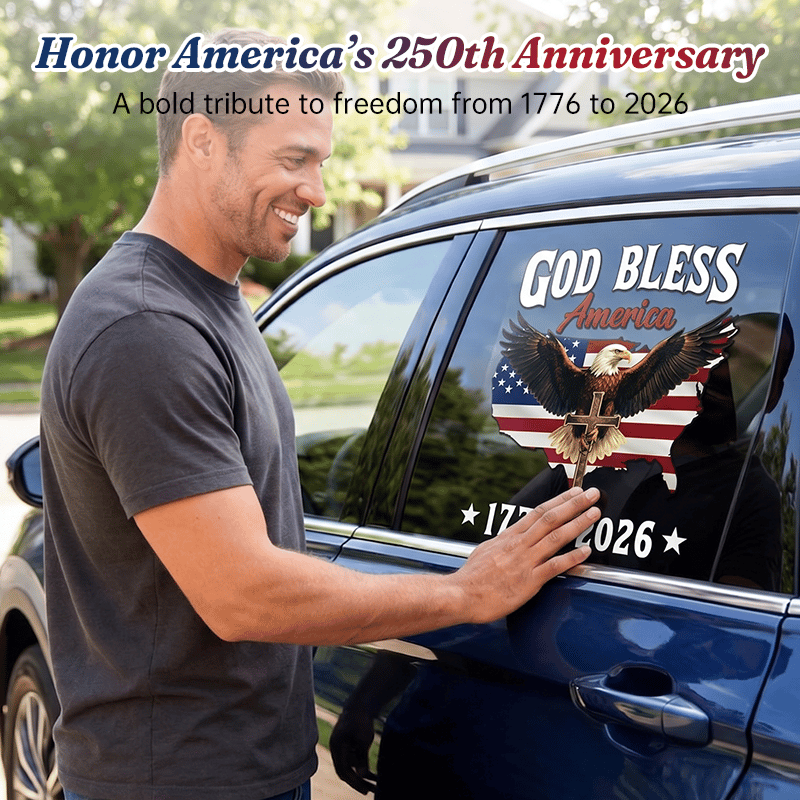 USA 250th Anniversary Decal 1776-2026