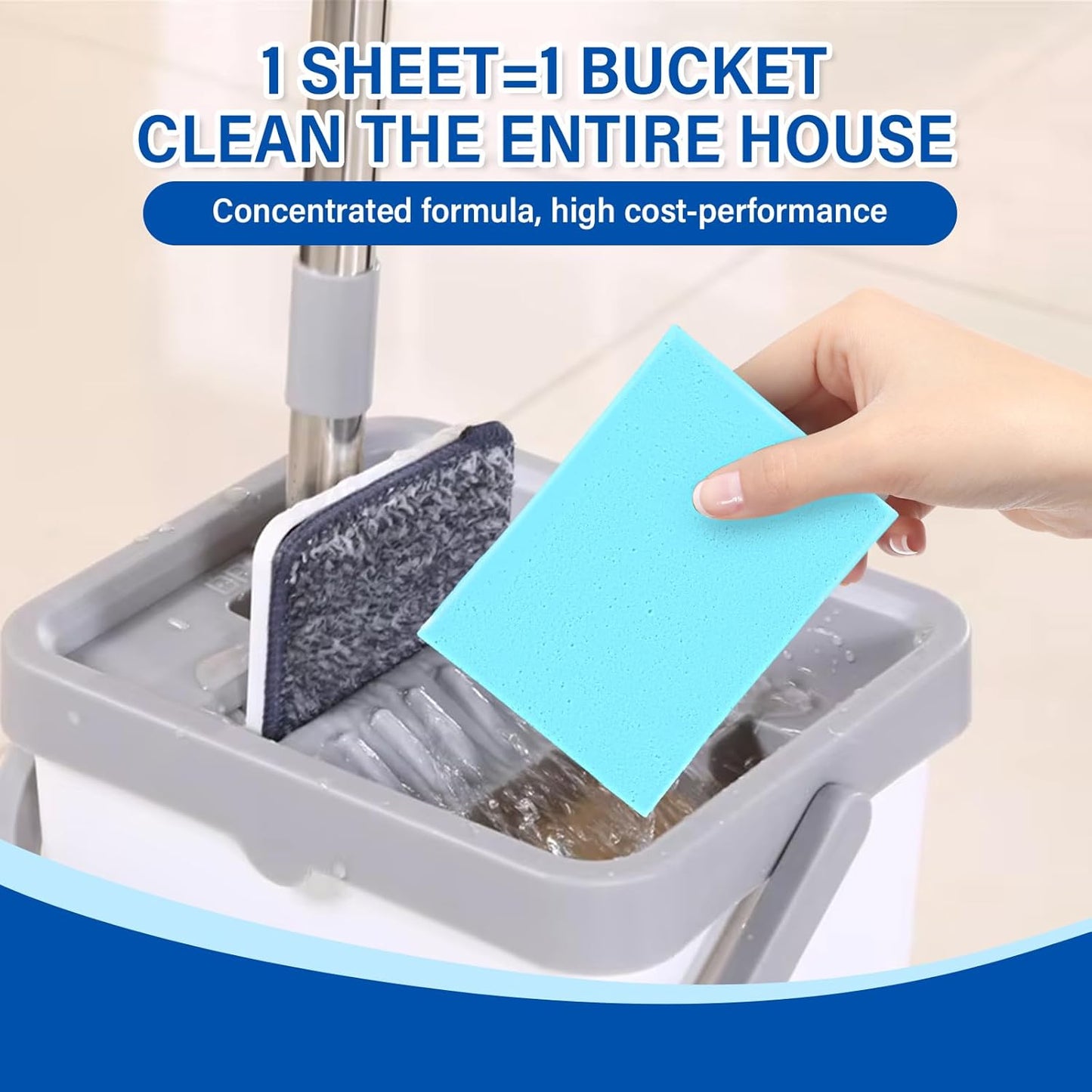 🧹 Ultra-Concentrated Floor Cleaning Sheets (30-Pack)