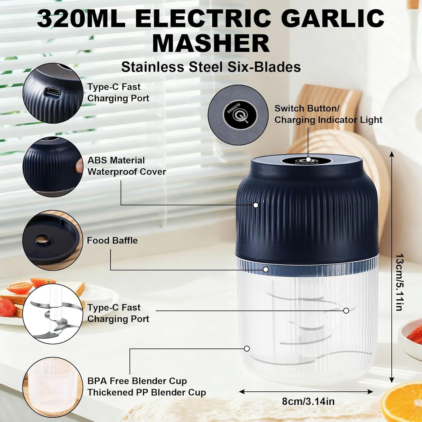 🥗Portable Mini Food Chopper