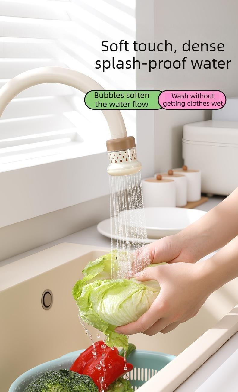 🚰 Rotatable Multi-Layer Faucet Water Filter &amp; Splash Guard