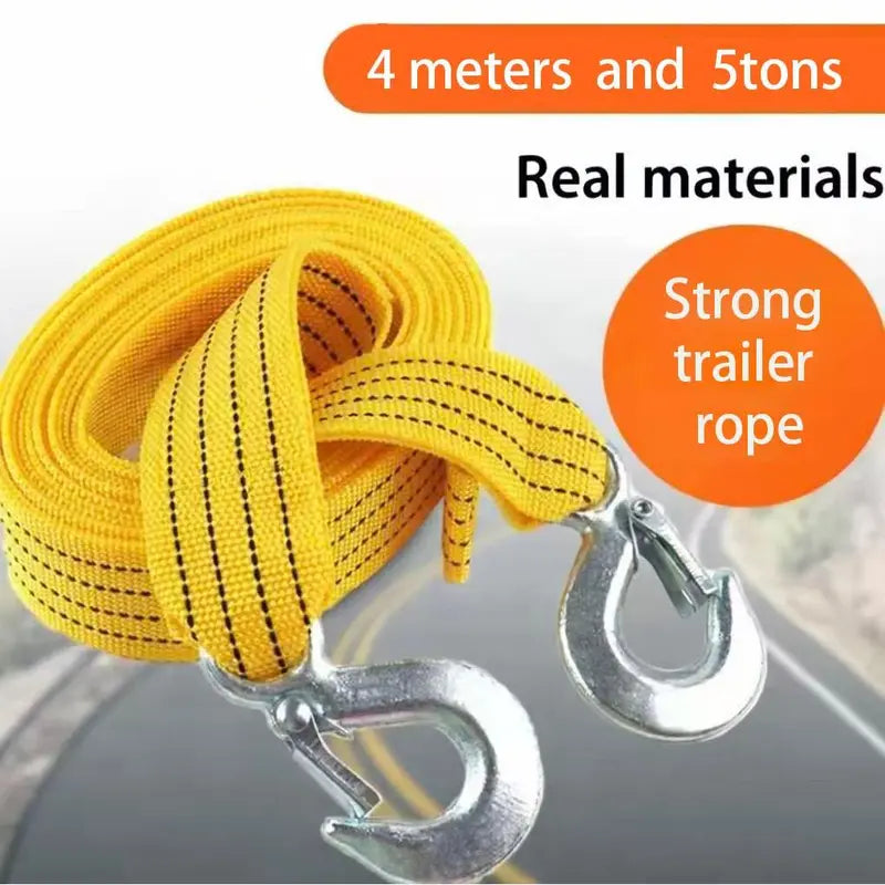 🚙 5-Ton Heavy-Duty Car Tow Strap