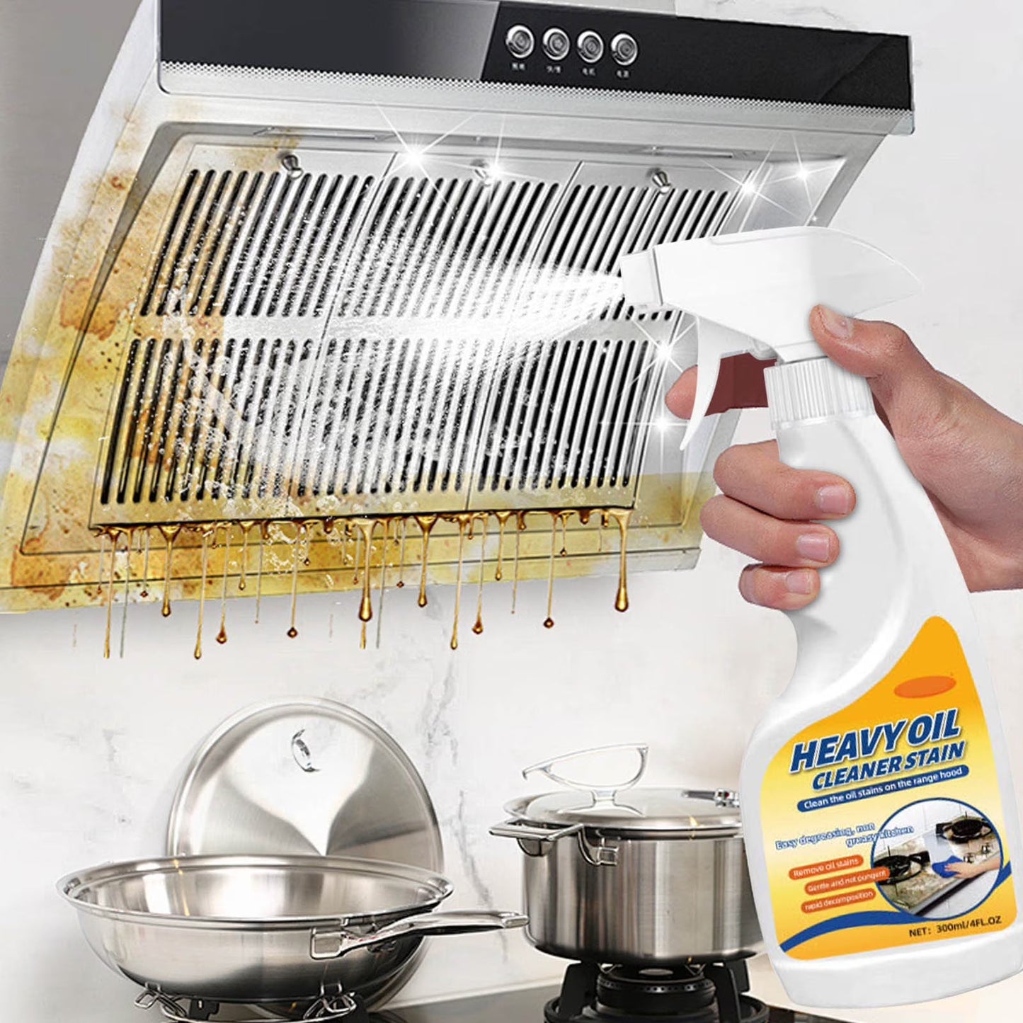 Powerful Degreaser Cleaning Spray for Kitchen