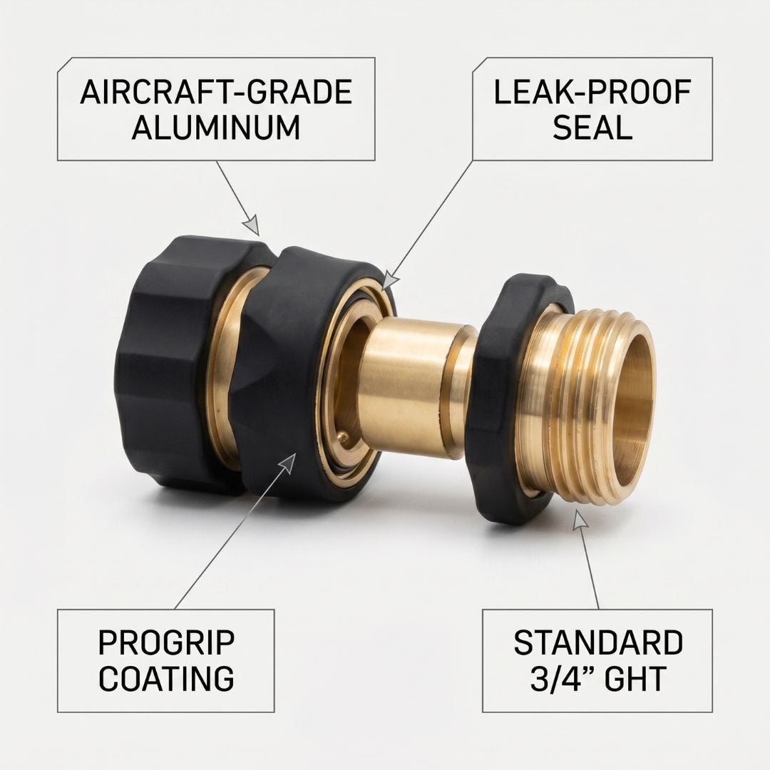 💧 Universal Quick Connect Pro Garden Hose Fittings