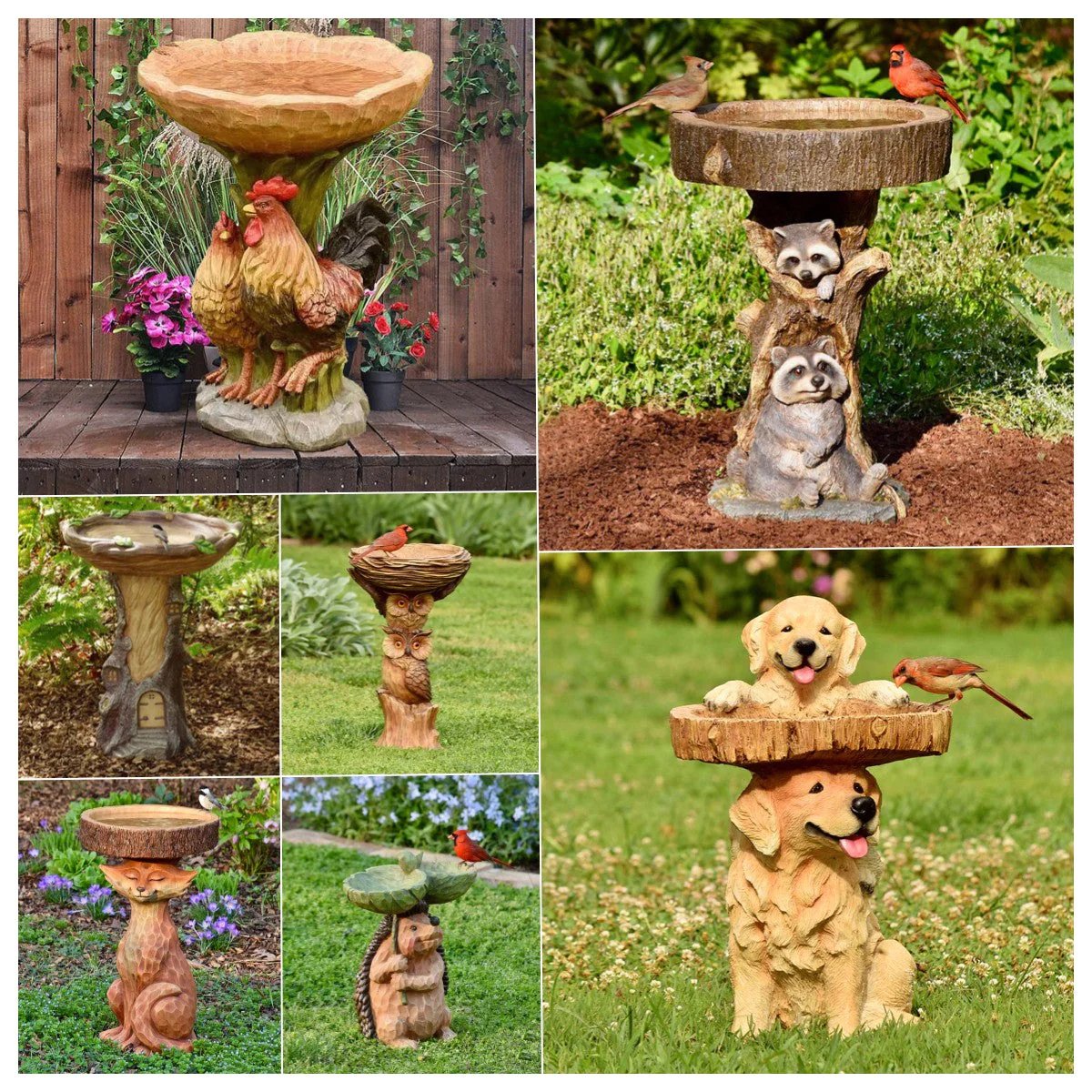 Last Sale 49% OFF🐦Outdoor Sculpture Bird Feeders