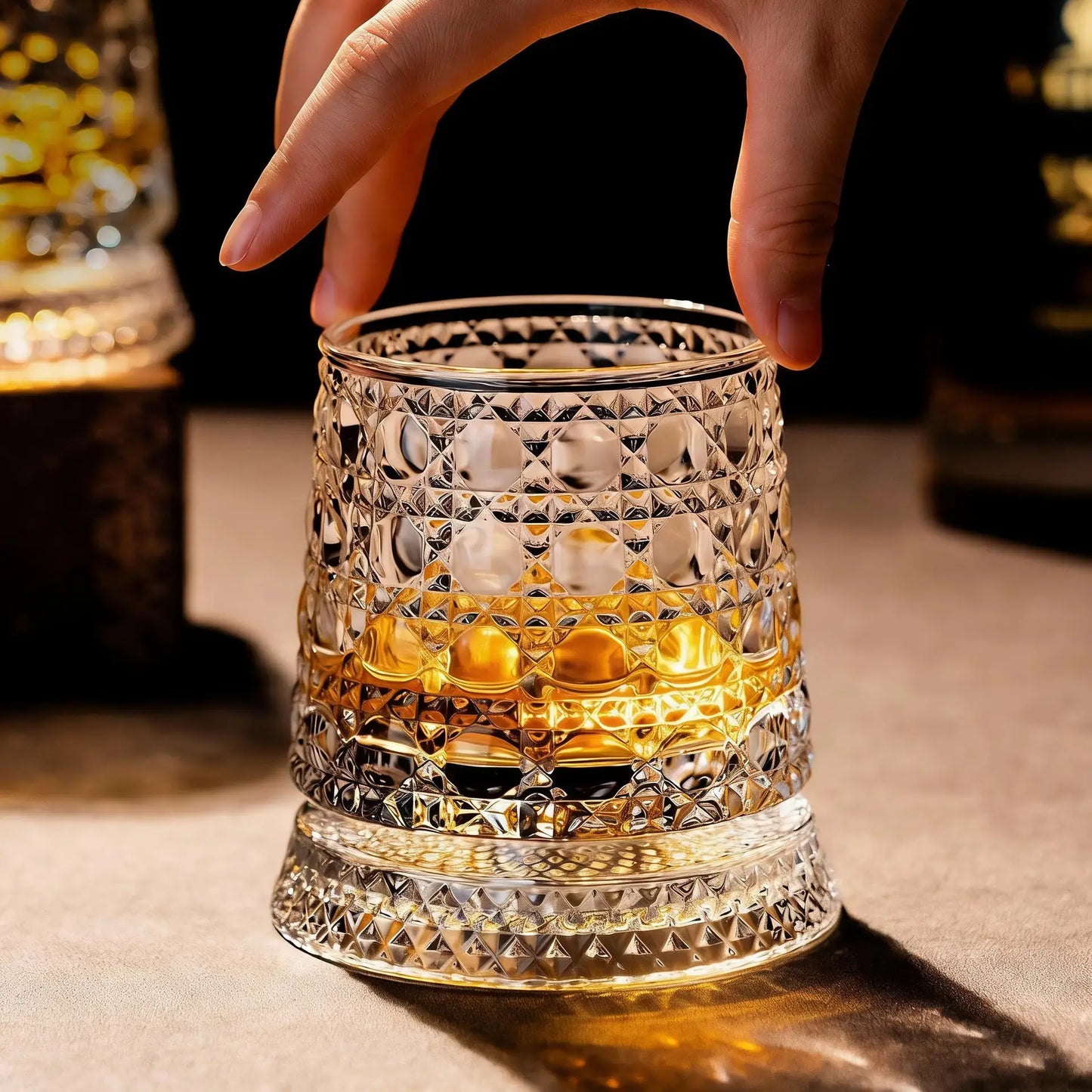 🔥 2026 Trend: The Kinetic Spin Whiskey Glass – Luxury One-Handed Relaxation for True Connoisseurs 🥃✨