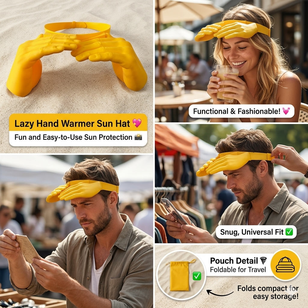 Hands-Free Sun Blocker ☀️