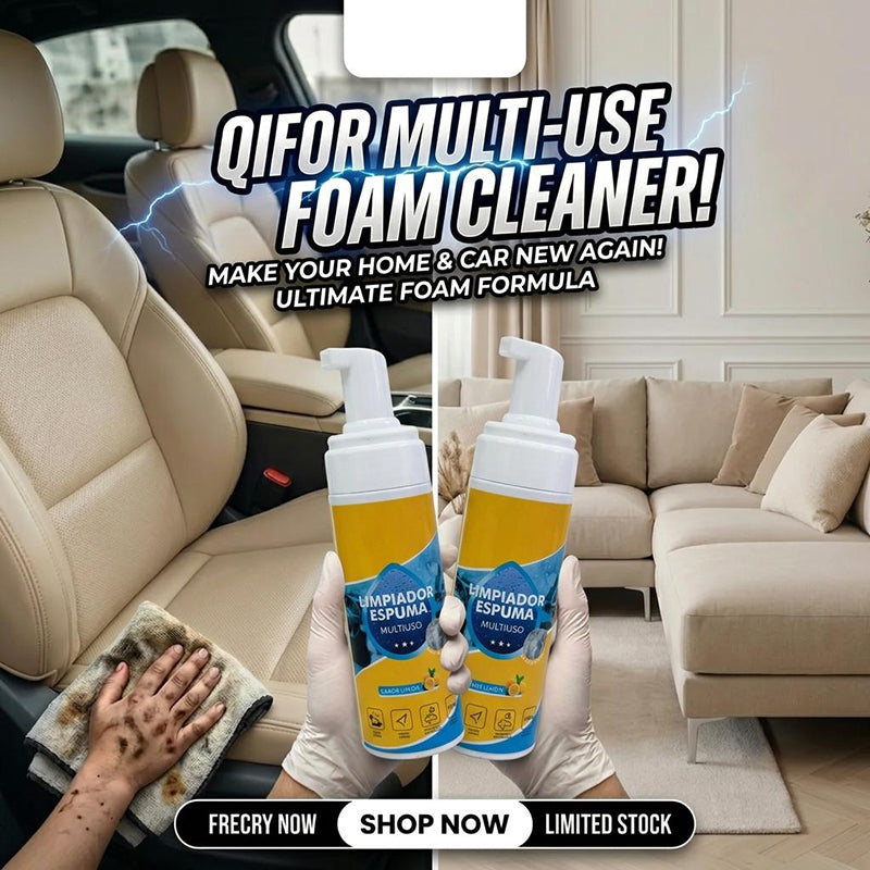 🔥🔥 4-in-1 Multi-Enzyme Foam Cleaner – Deep Clean Car, Kitchen, Bathroom & Sofa