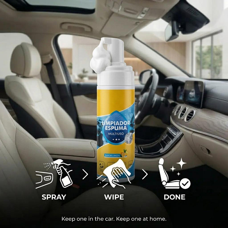 🔥🔥 4-in-1 Multi-Enzyme Foam Cleaner – Deep Clean Car, Kitchen, Bathroom & Sofa