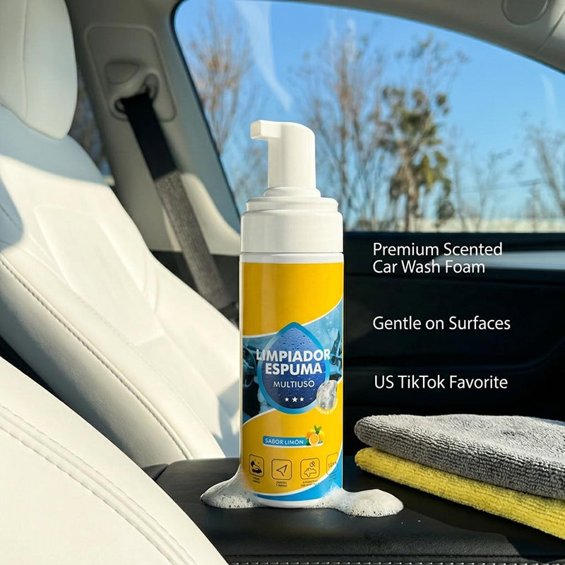🔥🔥 4-in-1 Multi-Enzyme Foam Cleaner – Deep Clean Car, Kitchen, Bathroom & Sofa