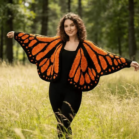Miscellista - Handmade Butterfly Cardigan