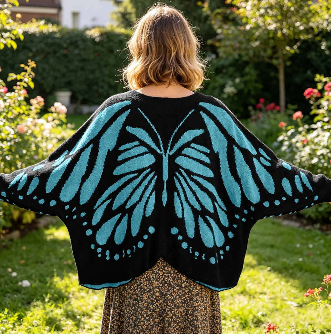 Miscellista - Handmade Butterfly Cardigan