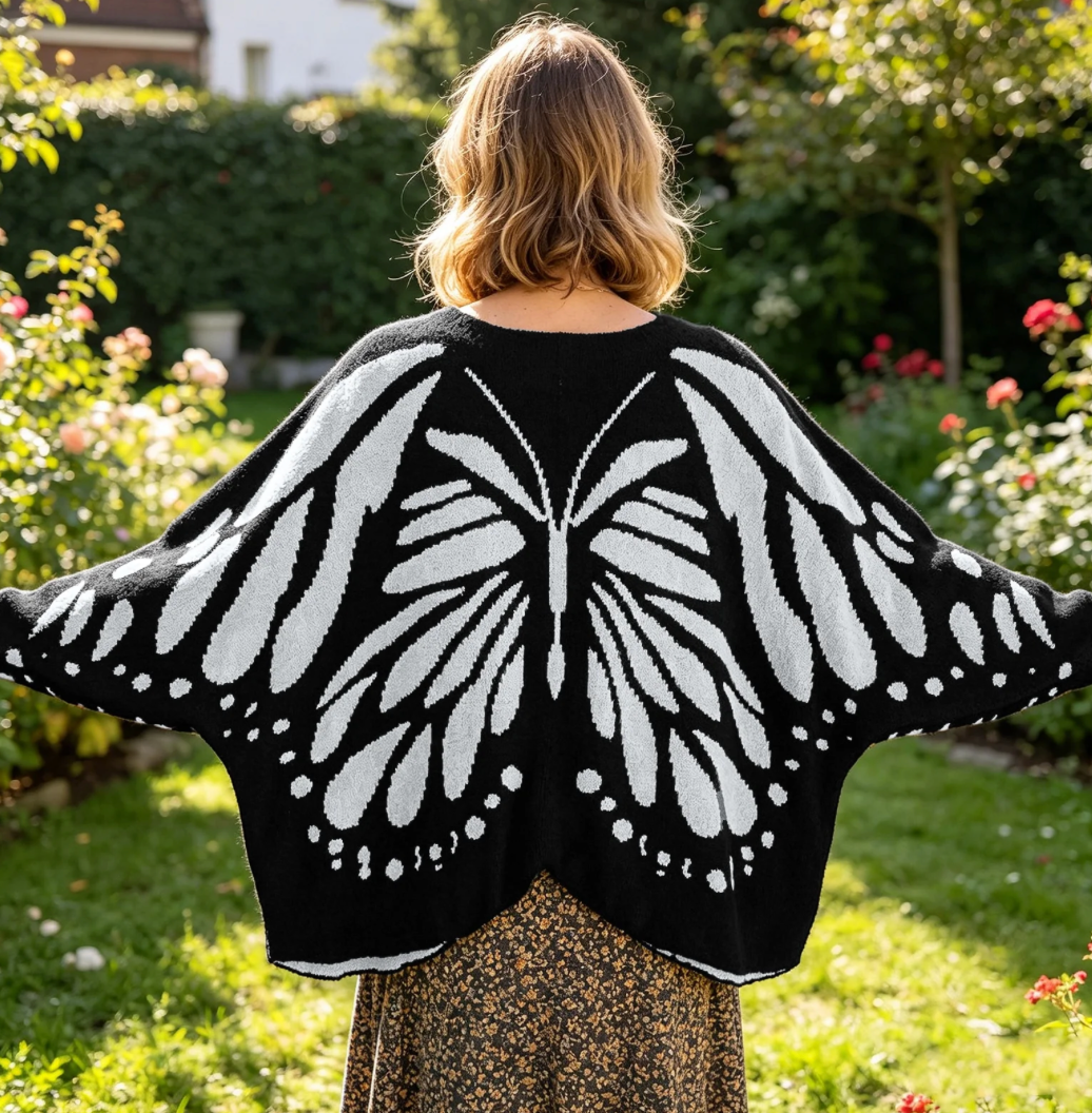 Miscellista - Handmade Butterfly Cardigan
