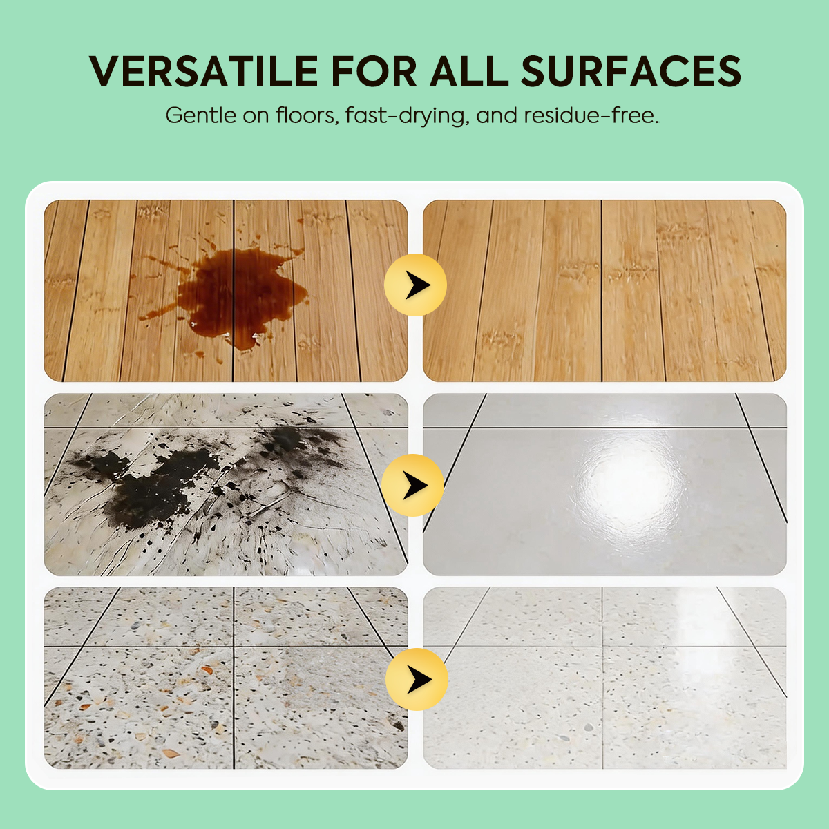 ⭐Efficient Floor Cleaning Tablets: Multi-Surface Solution (Lemon Scent)