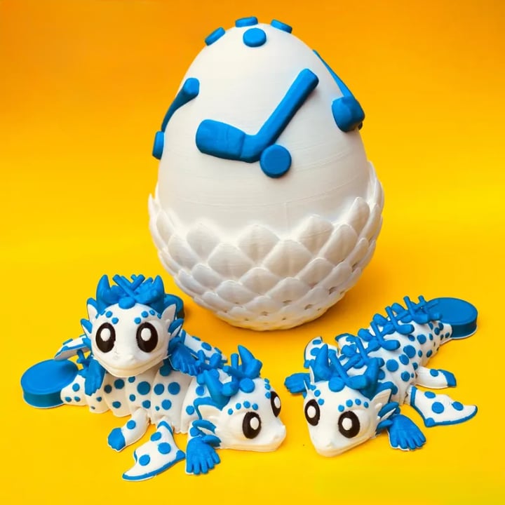 ⚾ Flexi Baseball Dragons & Egg: Winged Dragon Fidget Toy