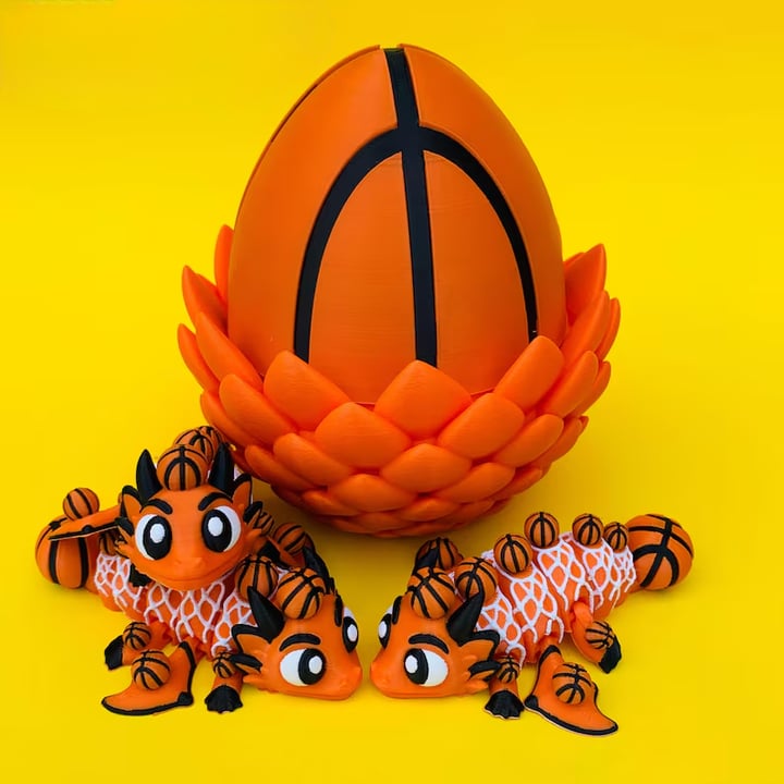 ⚾ Flexi Baseball Dragons & Egg: Winged Dragon Fidget Toy