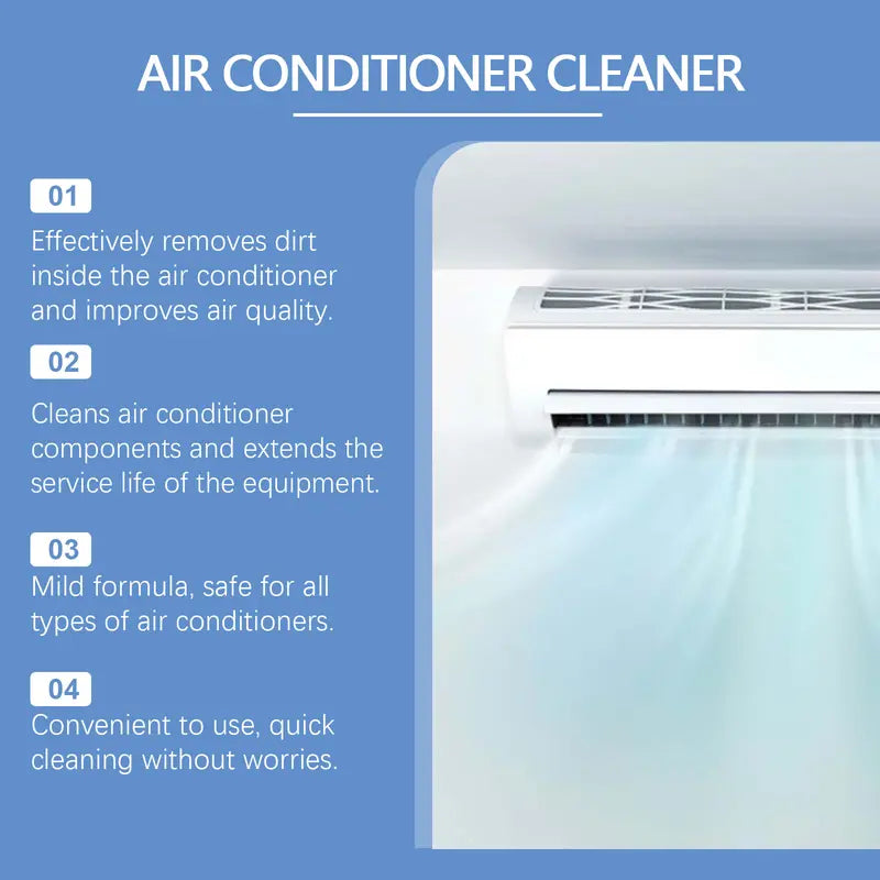 💨 No-Dismantling Foam Air Conditioner Cleaner
