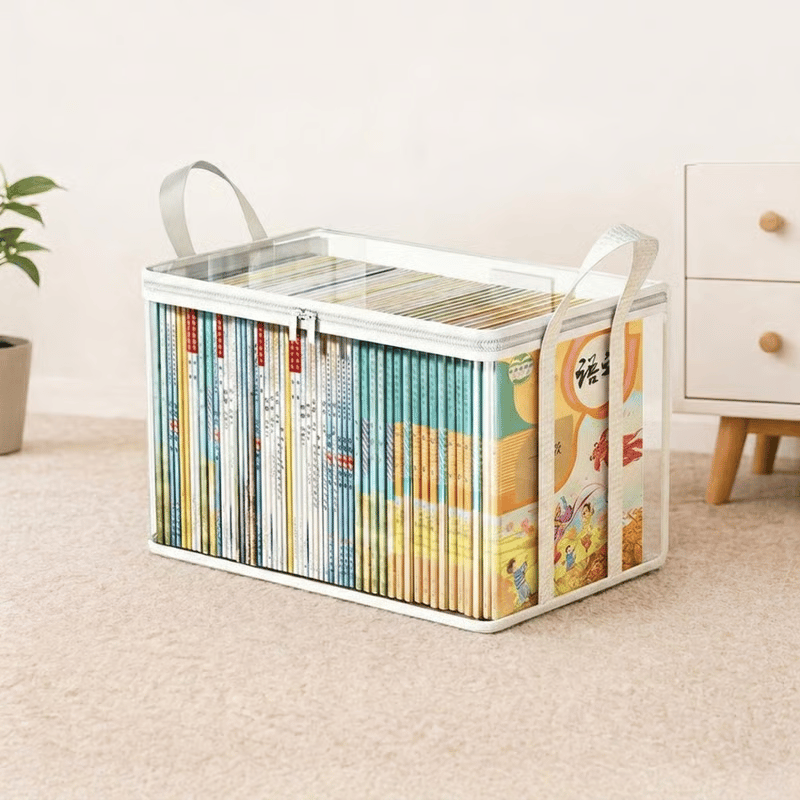 🏡 Clutter-Free Living: Heavy-Duty Transparent Storage Bins for Wardrobe, Closet & Toy Organization 🧸