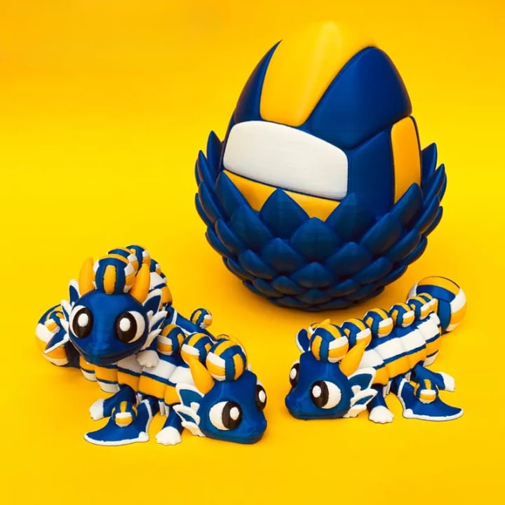 ⚾ Flexi Baseball Dragons & Egg: Winged Dragon Fidget Toy