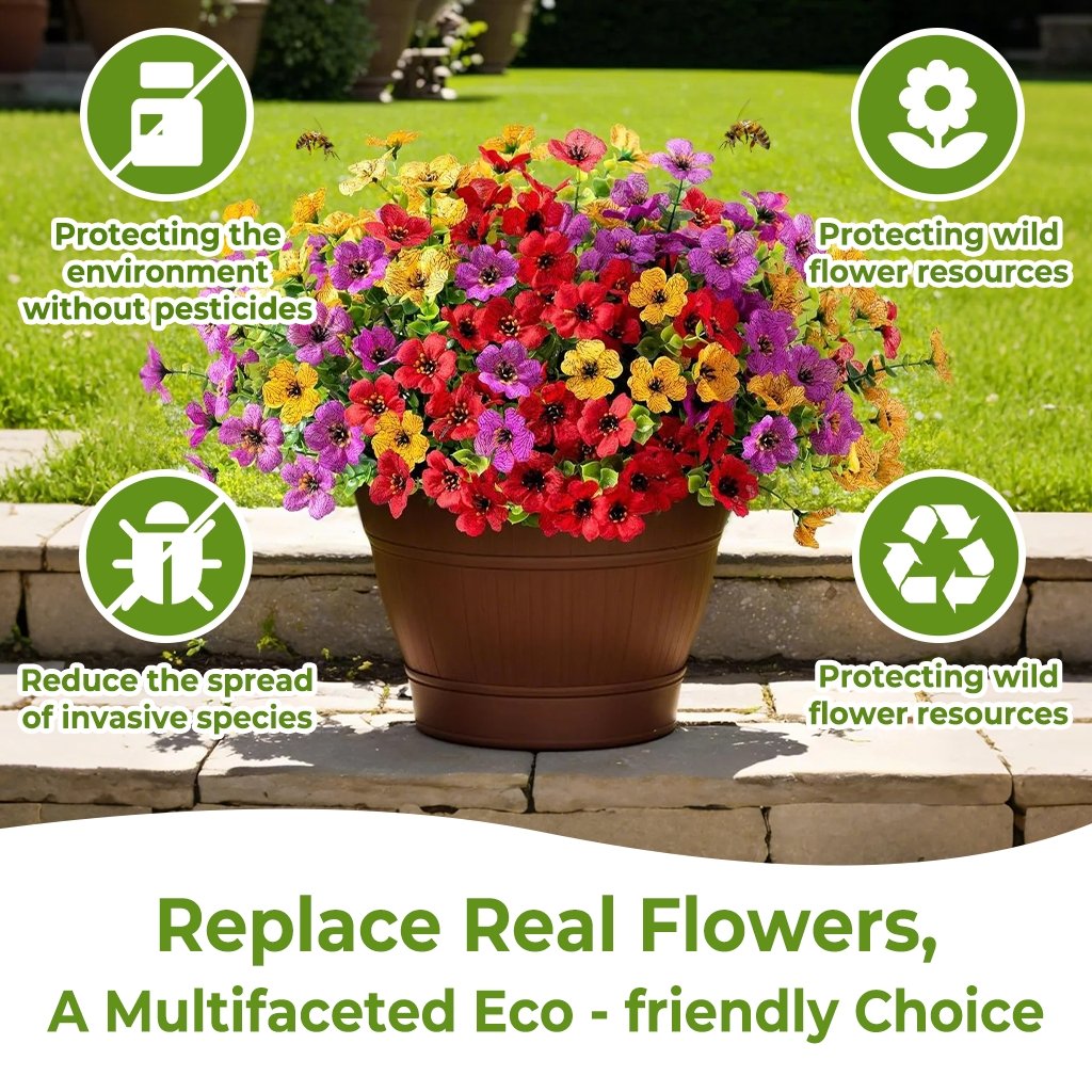 💐🌸Last Day Sale 50% OFF💐 UV Resistant Colorful Artificial Flower