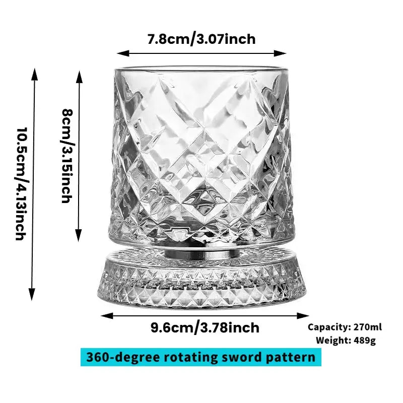 🔥 2026 Trend: The Kinetic Spin Whiskey Glass – Luxury One-Handed Relaxation for True Connoisseurs 🥃✨