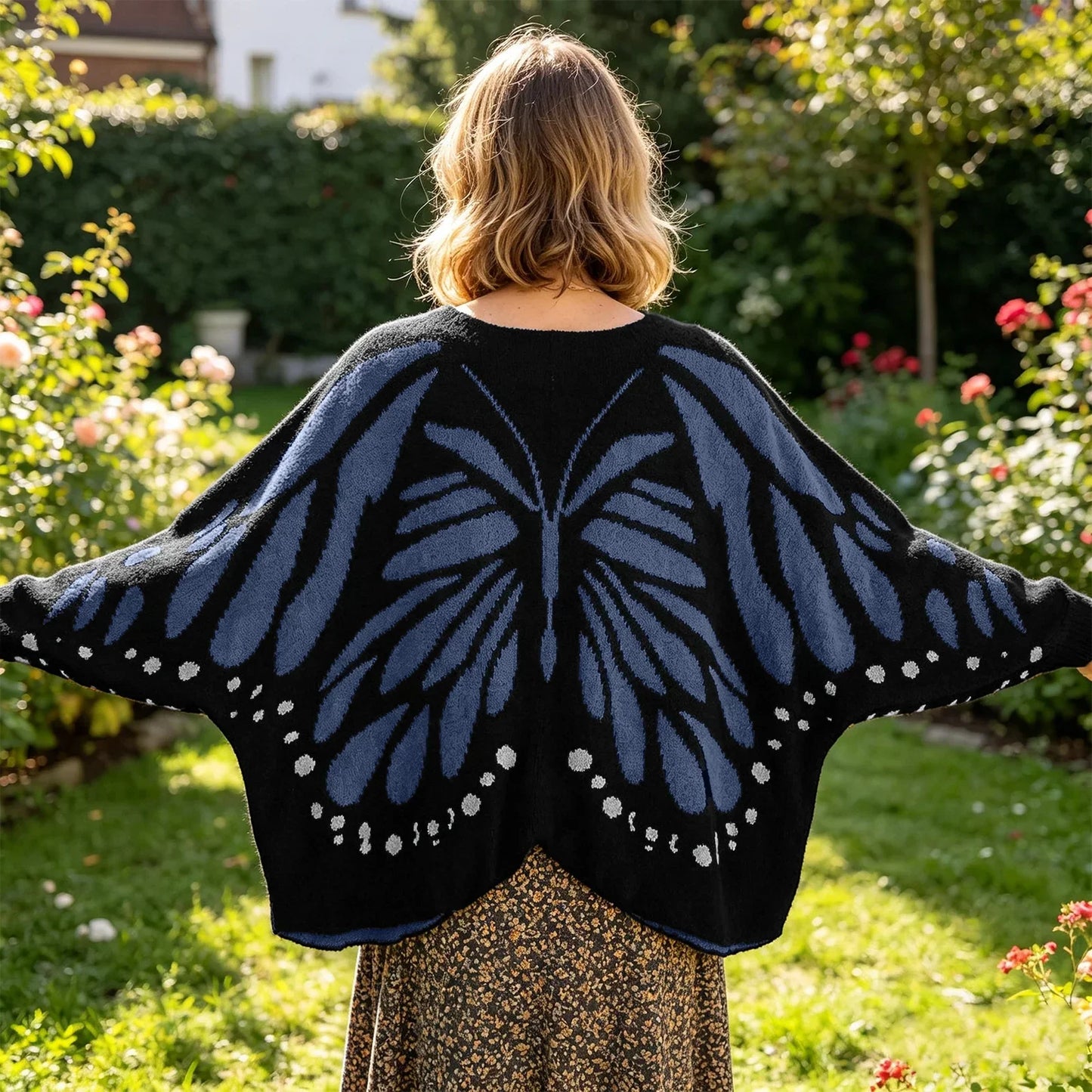 Miscellista - Handmade Butterfly Cardigan