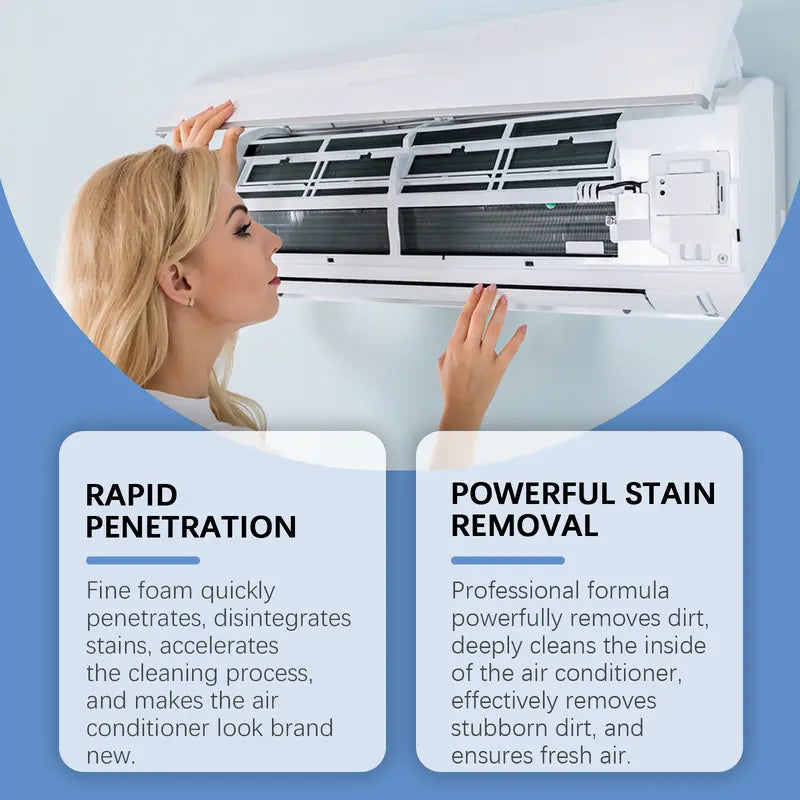 💨 No-Dismantling Foam Air Conditioner Cleaner