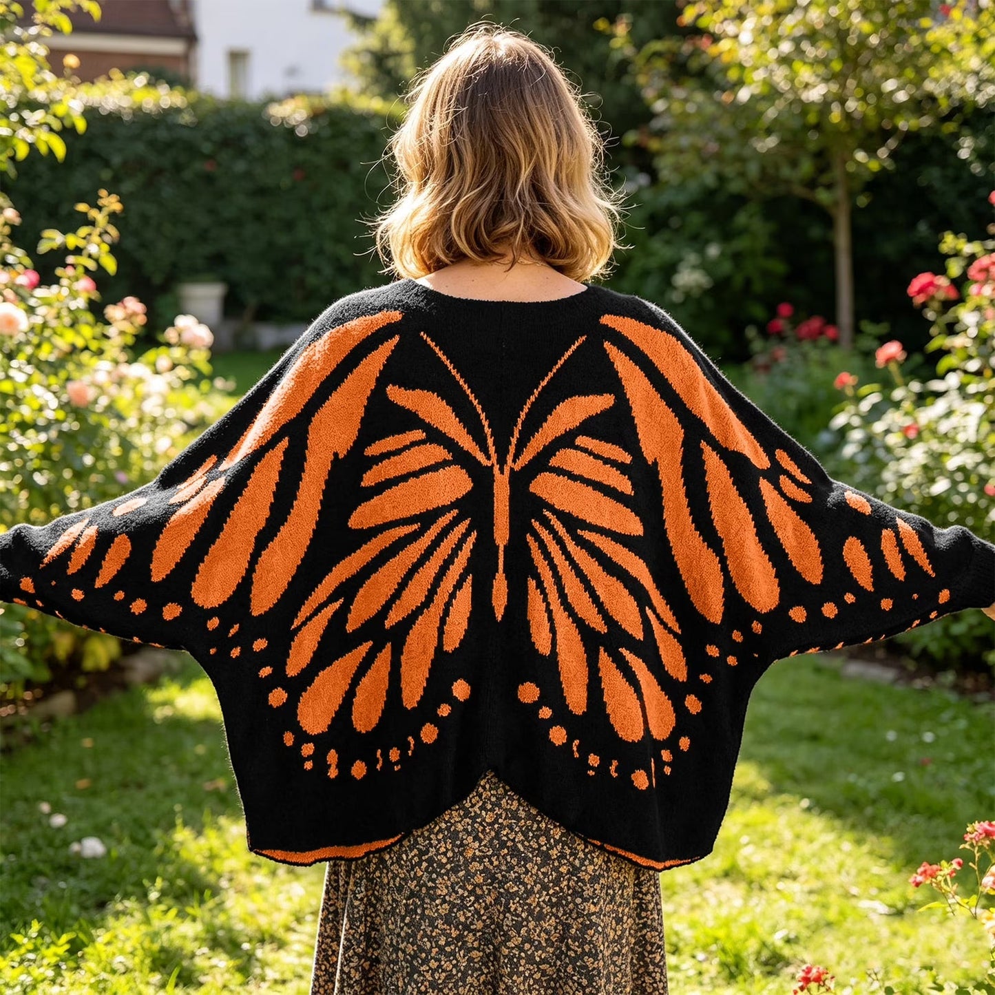 Miscellista - Handmade Butterfly Cardigan