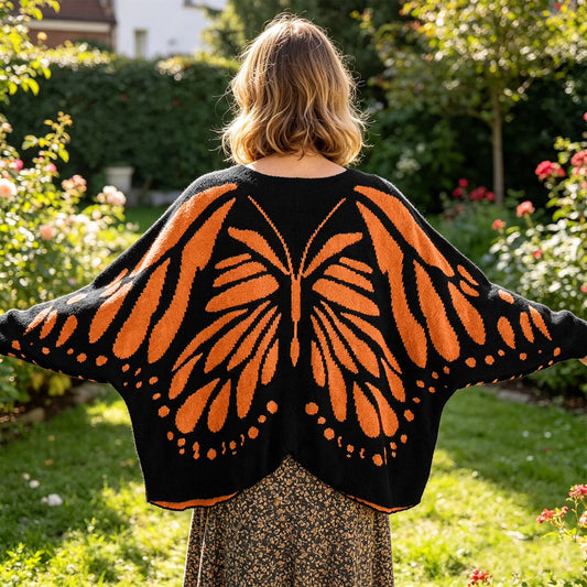 Miscellista - Handmade Butterfly Cardigan